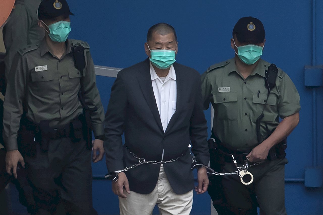 參與818、831反送中集會 黎智英共需服刑14個月