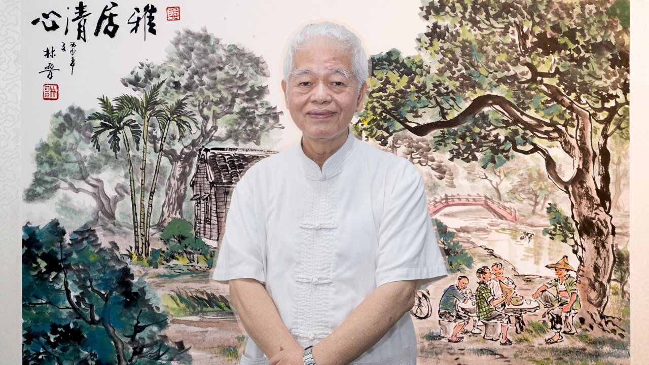 宅在家好悶! 台灣鄉土國畫家林晉線上展帶大家「透氣」